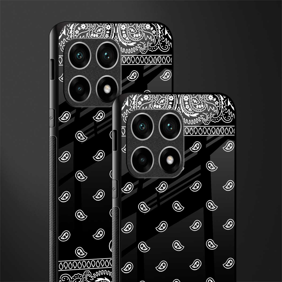 paisley black glass case for oneplus 10 pro 5g image-2
