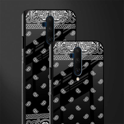 paisley black glass case for oneplus 7t pro image-2