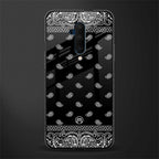 paisley black glass case for oneplus 7t pro image