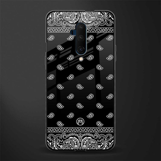 paisley black glass case for oneplus 7t pro image