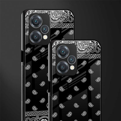 paisley black back phone cover | glass case for oneplus nord ce 2 lite 5g