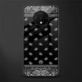 paisley black glass case for oneplus 7t image