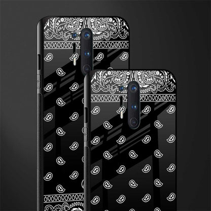 paisley black glass case for oneplus 8 pro image-2