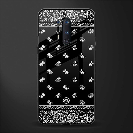 paisley black glass case for oneplus 8 pro image