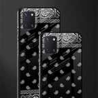 paisley black glass case for samsung galaxy note 10 lite image-2