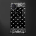paisley black glass case for samsung galaxy note 10 lite image