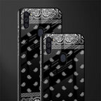 paisley black glass case for samsung a11 image-2