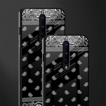 paisley black glass case for oneplus 8 image-2