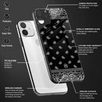 paisley black glass case for redmi 9 power image-4