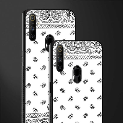 paisley white glass case for realme narzo 20a image-2