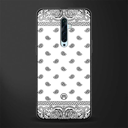 paisley white glass case for oppo reno 2z image