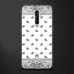 paisley white glass case for oppo reno 2f image