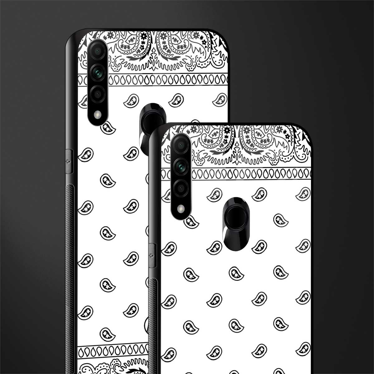 paisley white glass case for oppo a31 image-2