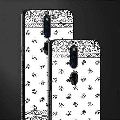 paisley white glass case for oppo f11 pro image-2