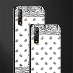 paisley white glass case for vivo s1 image-2