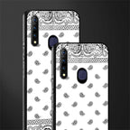 paisley white glass case for vivo z1 pro image-2