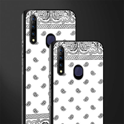 paisley white glass case for vivo z1 pro image-2