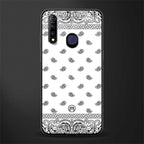 paisley white glass case for vivo z1 pro image