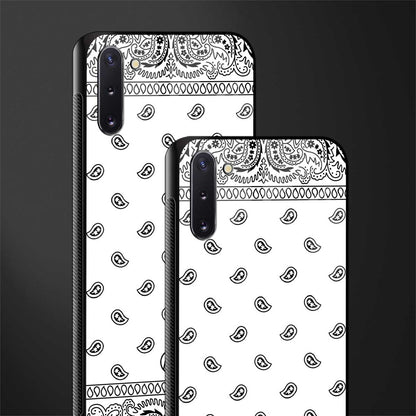 paisley white glass case for samsung galaxy note 10 image-2