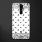 paisley white glass case for redmi note 8 pro image