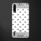 paisley white glass case for mi a3 redmi a3 image
