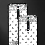 paisley white glass case for redmi k20 pro image-2