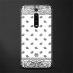 paisley white glass case for redmi k20 image