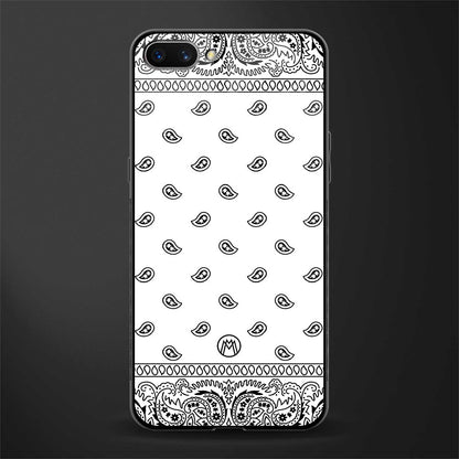 paisley white glass case for realme c1 image