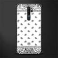paisley white glass case for oppo a5 2020 image