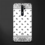 paisley white glass case for oppo a5 2020 image
