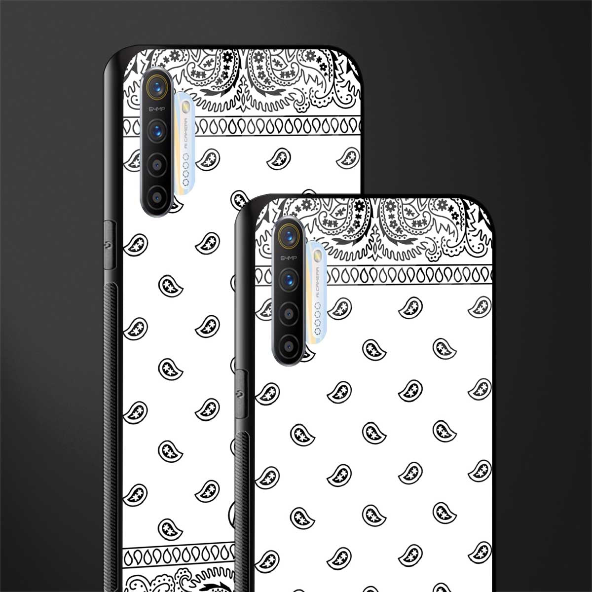 paisley white glass case for realme x2 image-2