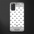 paisley white glass case for vivo v19 image
