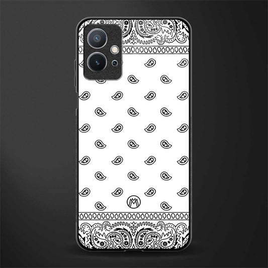 paisley white glass case for vivo y75 5g image