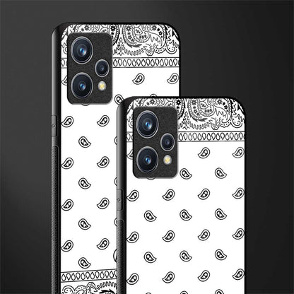 paisley white glass case for realme 9 4g image-2