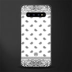paisley white glass case for samsung galaxy s10 plus image