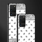 paisley white glass case for samsung galaxy s20 ultra image-2
