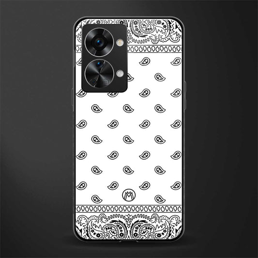 paisley white glass case for phone case | glass case for oneplus nord 2t 5g