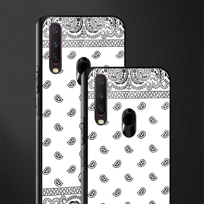 paisley white glass case for vivo y15 image-2