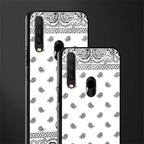paisley white glass case for vivo y12 image-2