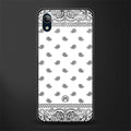 paisley white glass case for vivo y91i image