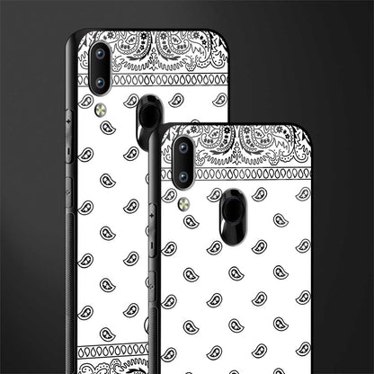paisley white glass case for vivo y93 image-2