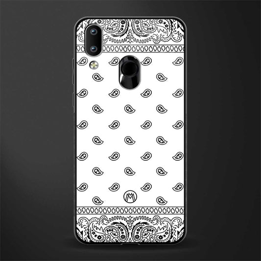 paisley white glass case for vivo y95 image