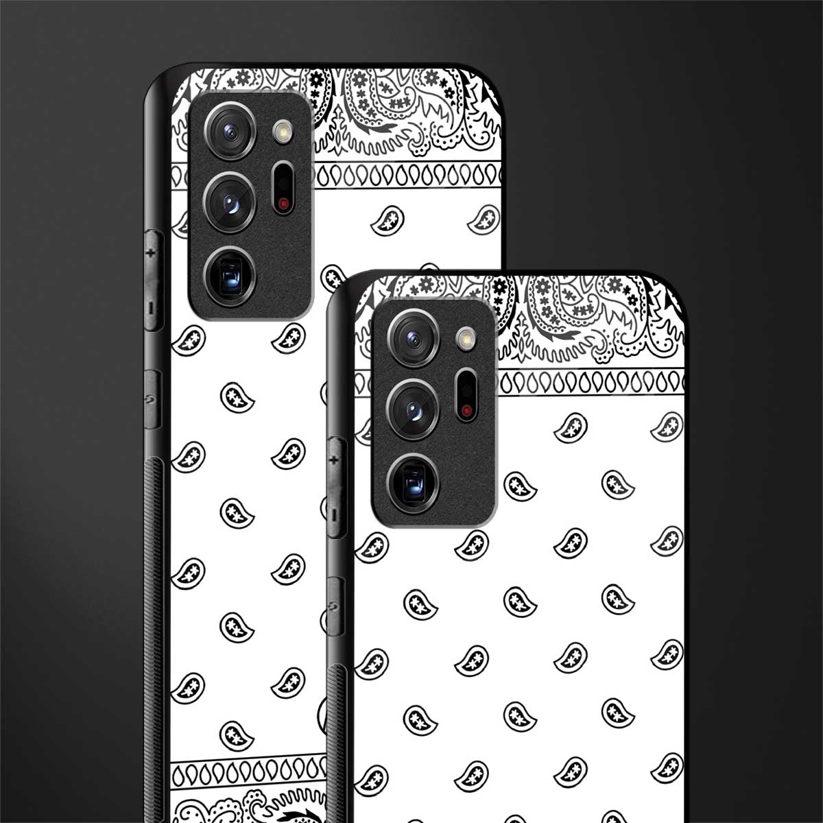 paisley white glass case for samsung galaxy note 20 ultra 5g image-2