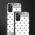 paisley white glass case for samsung galaxy note 20 image-2