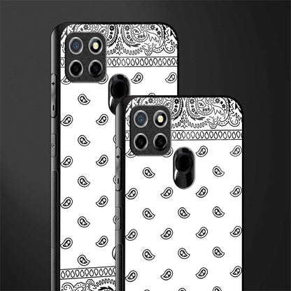 paisley white glass case for realme narzo 20 image-2