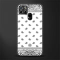 paisley white glass case for realme c25 realme c25s image