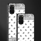 paisley white glass case for samsung galaxy s20 plus image-2