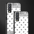 paisley white glass case for vivo y12g image-2