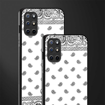 paisley white glass case for oneplus 8t image-2