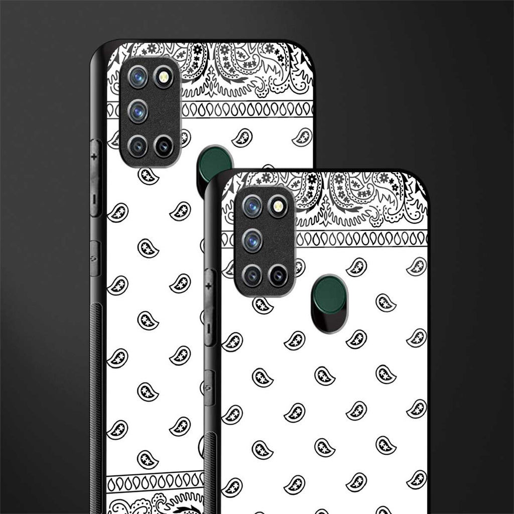 paisley white glass case for realme 7i image-2